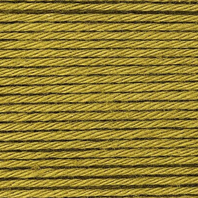 Close-up of green thread with a textured pattern