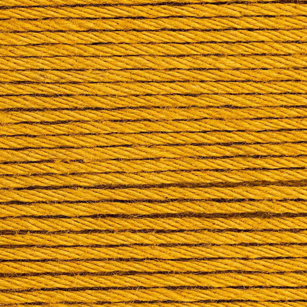 Close-up of yellow thread with visible texture