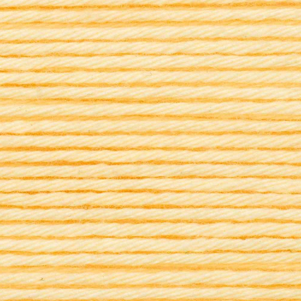 Close-up of yellow yarn texture