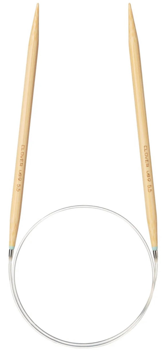 Clover Takumi Bamboo Circular 24-Inch Knitting Needles Size 6