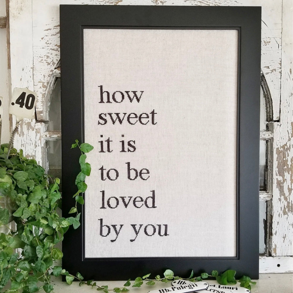 Hello, Liz Mathews Cross Stitch Pattern