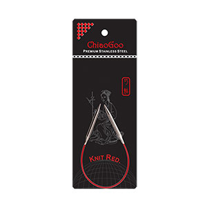 ChiaoGoo 9 inch Red Circular Needle