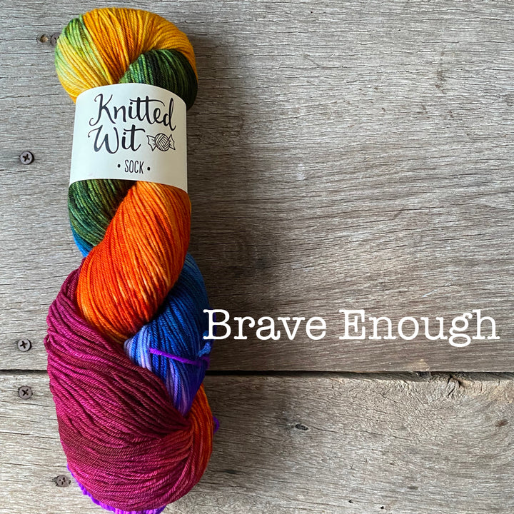 Knitted Wit Her Story Sock