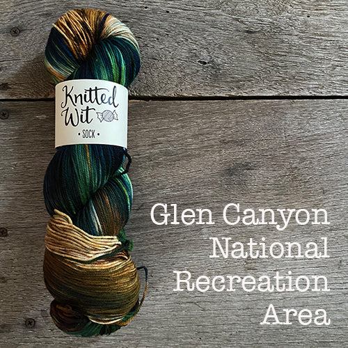 Knitted Wit Craft the Parks Sock