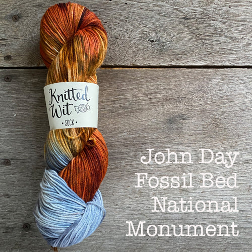 Knitted Wit Craft the Parks Sock