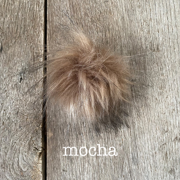 Faux Fur Mini PomPom