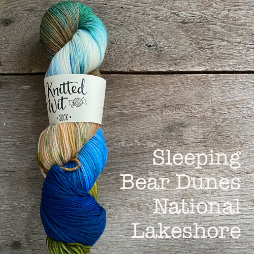 Knitted Wit Craft the Parks Sock