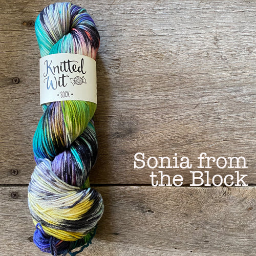 Knitted Wit Her Story Sock