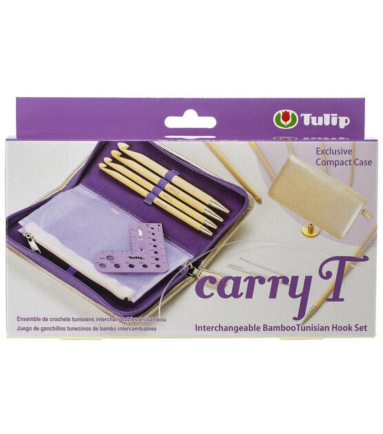 Tulip Carry T Bamboo Tunisian Hook Set