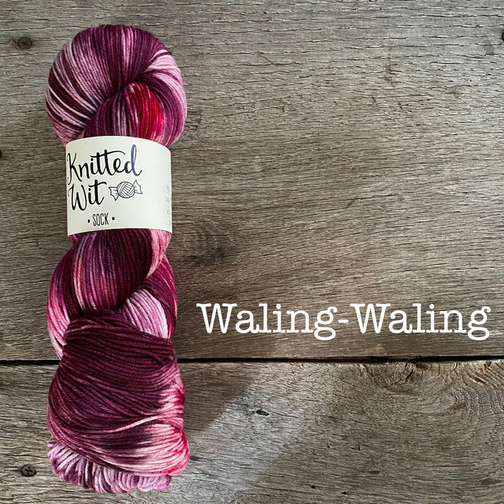 Knitted Wit Her Story Sock