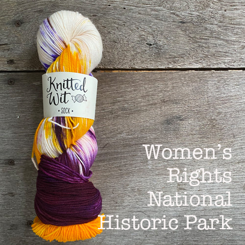 Knitted Wit Craft the Parks Sock