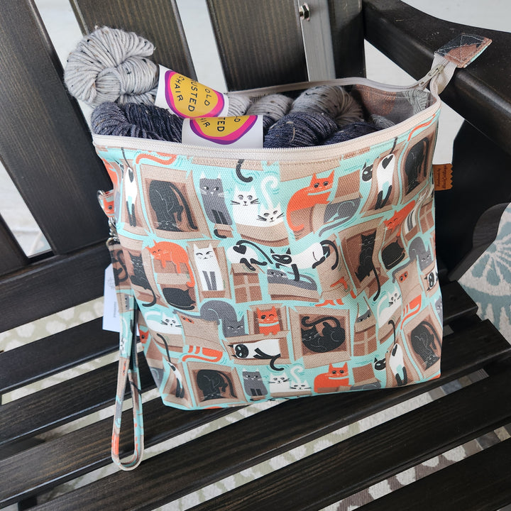 Open Wider Large Wedge Bag