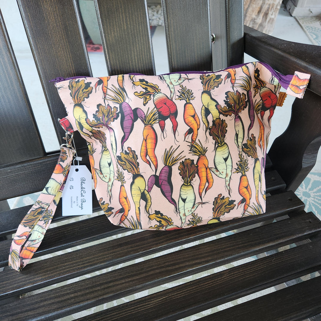 Open Wider Large Wedge Bag