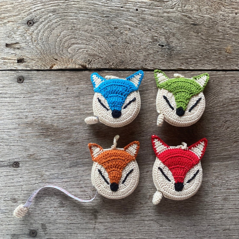 Crocheted Fox Tape Measure