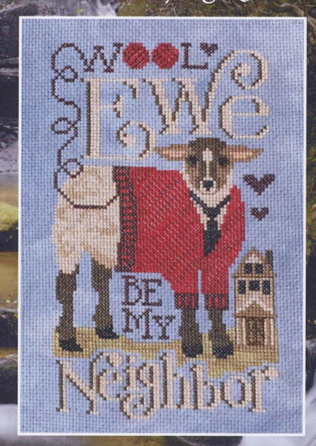 Wool Ewe Be My Neighbor Cross Stitch Pattern