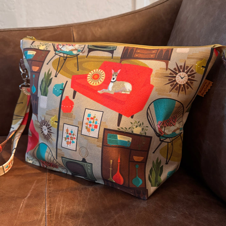 Open Wider Large Wedge Bag