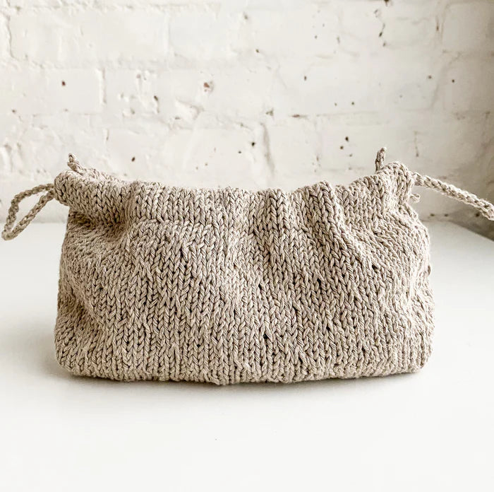 Trellis Stitch Drawstring Bag Kit