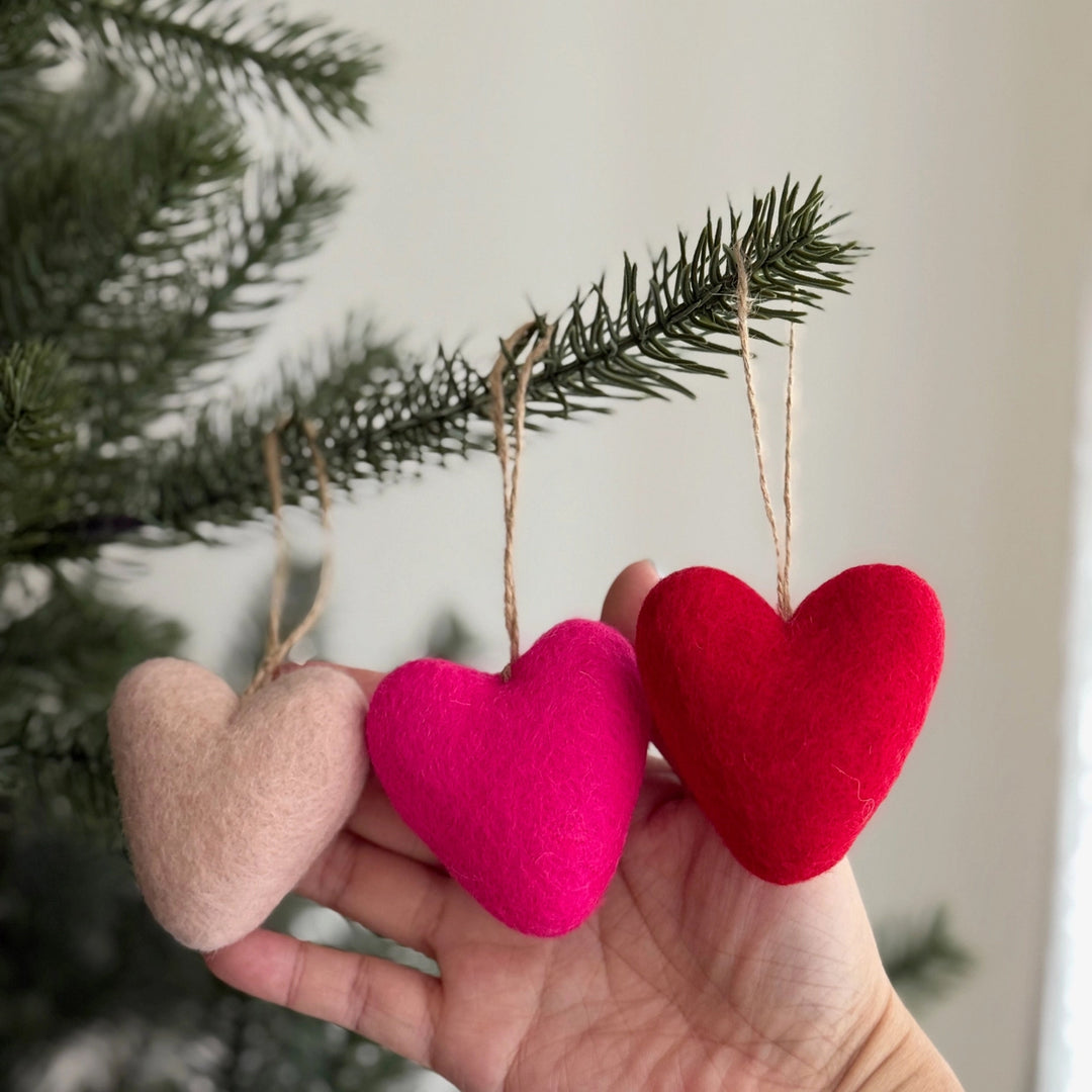 Valentine Felt Heart Ornament