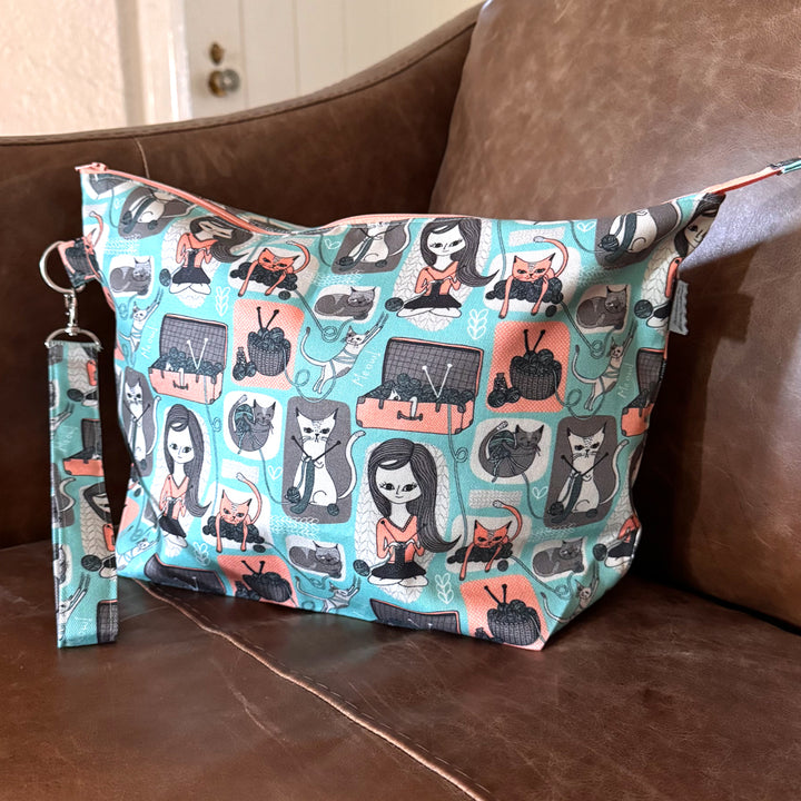 Open Wider Large Wedge Bag