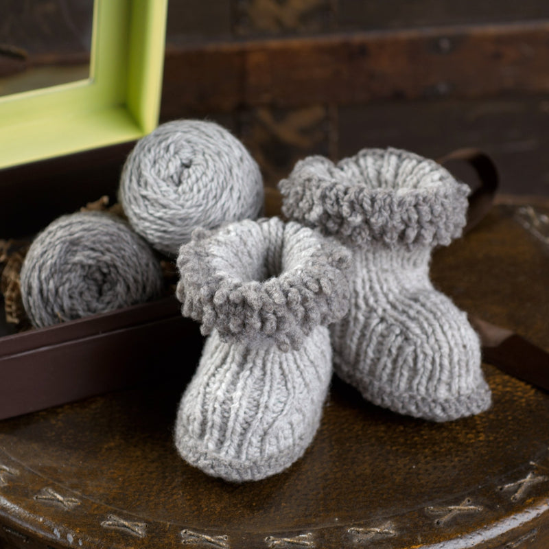 Appalachian Baby Wool Boots Hello Baby Kit - Haus of Yarn