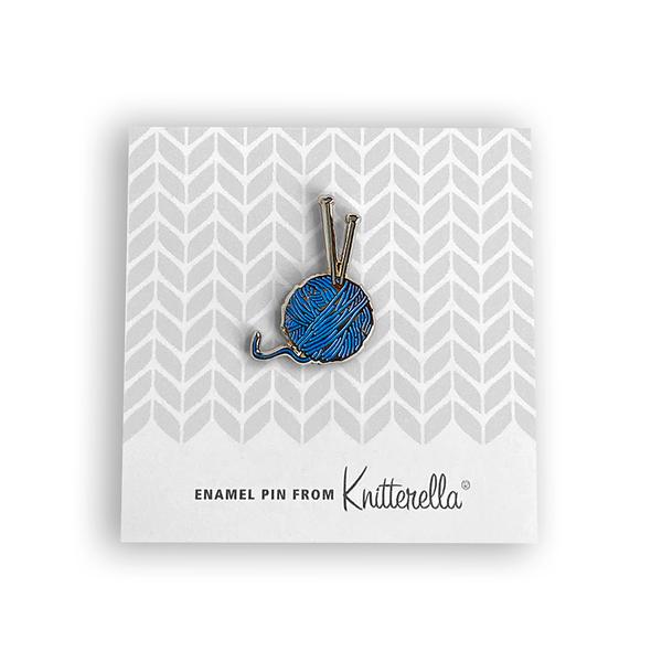 Knitterella Enamel Pin