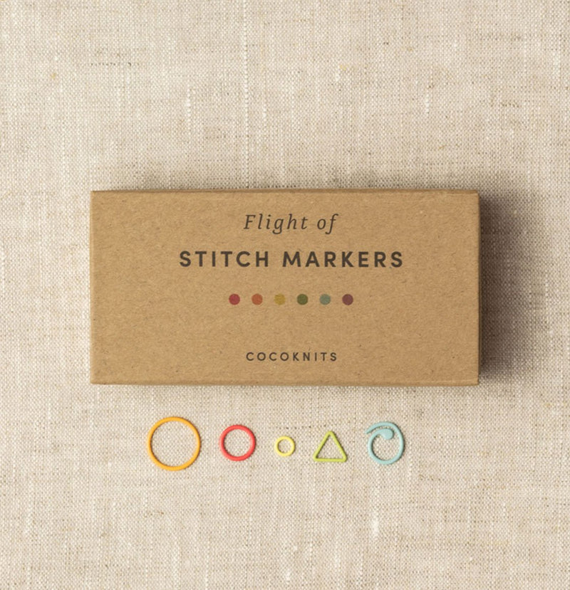 Cocoknits Flight of Stitch Markers - Haus of Yarn