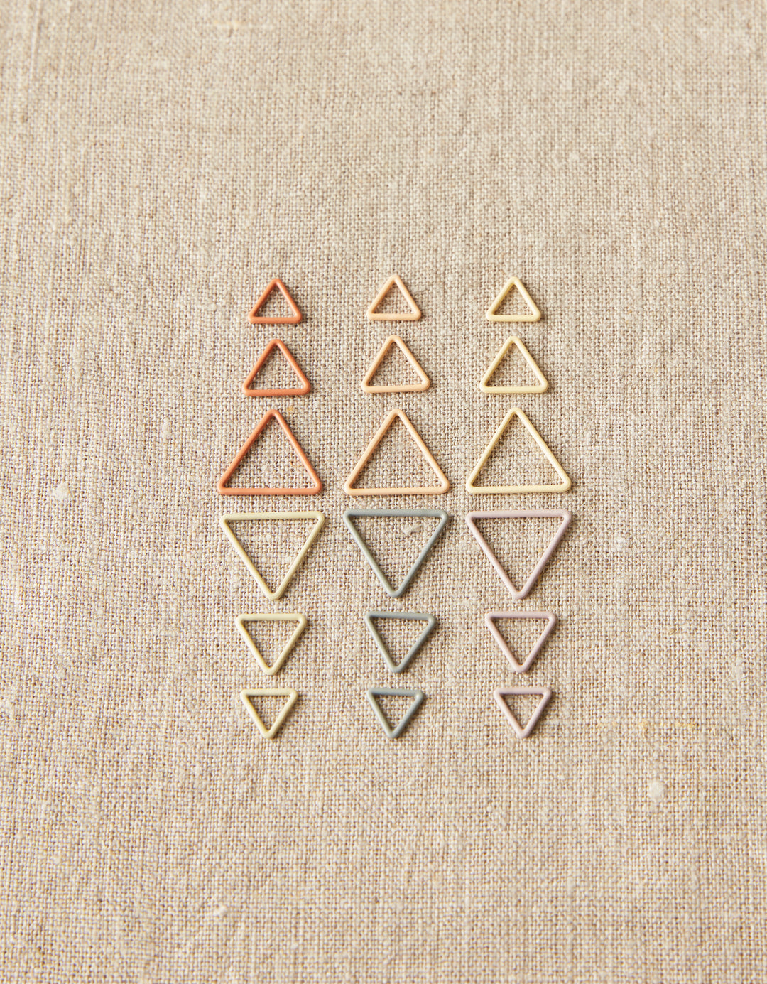 CocoKnits Triangle Earth Tones Stitch Markers