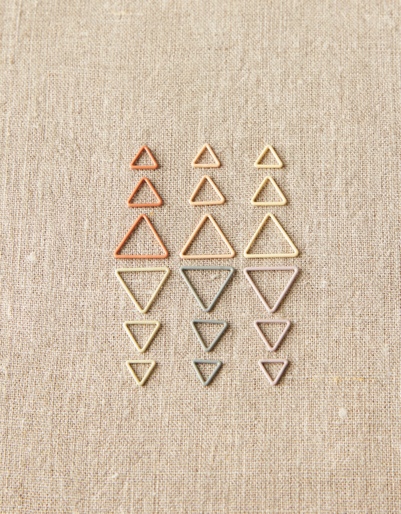 CocoKnits Triangle Earth Tones Stitch Markers