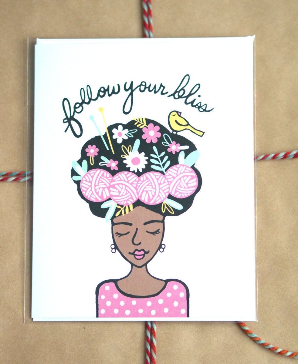 NerdBirdMakery Cards w envelopes - Haus of Yarn