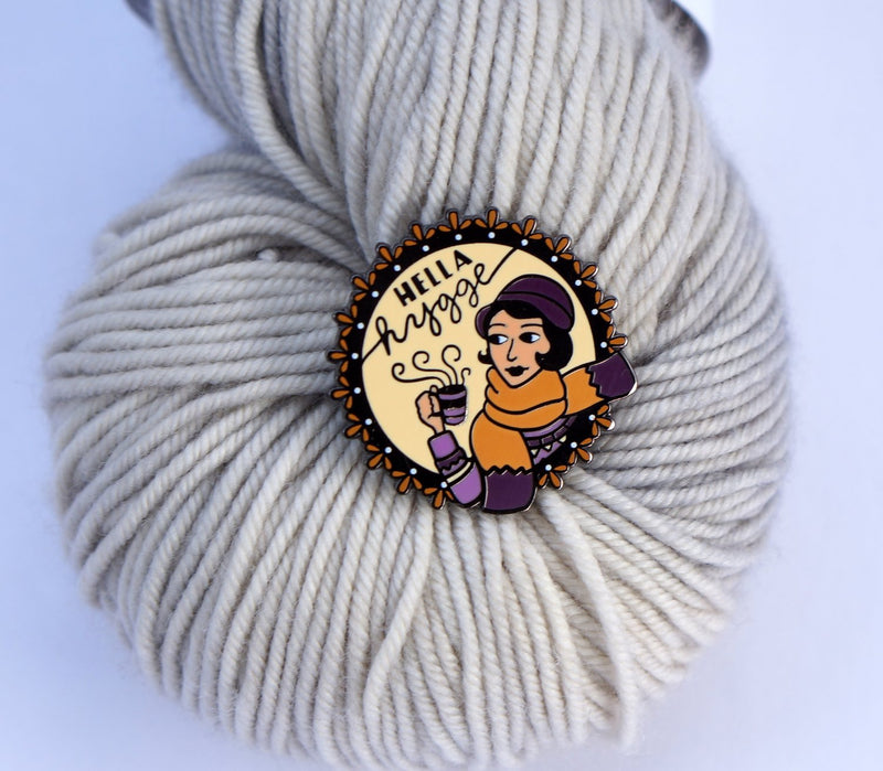 NerdBirdMakery Enamel Pin - Haus of Yarn
