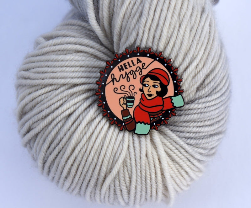 NerdBirdMakery Enamel Pin - Haus of Yarn