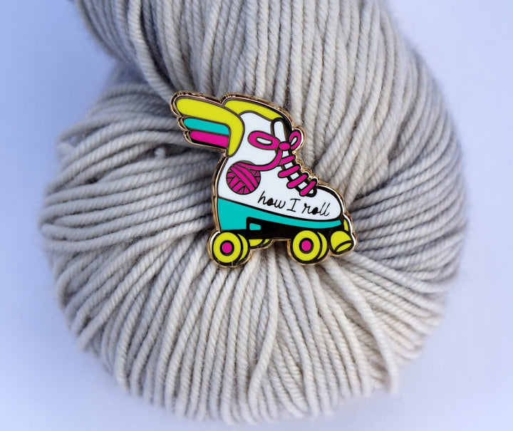 NerdBirdMakery Enamel Pin - Haus of Yarn