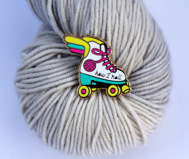 NerdBirdMakery Enamel Pin - Haus of Yarn