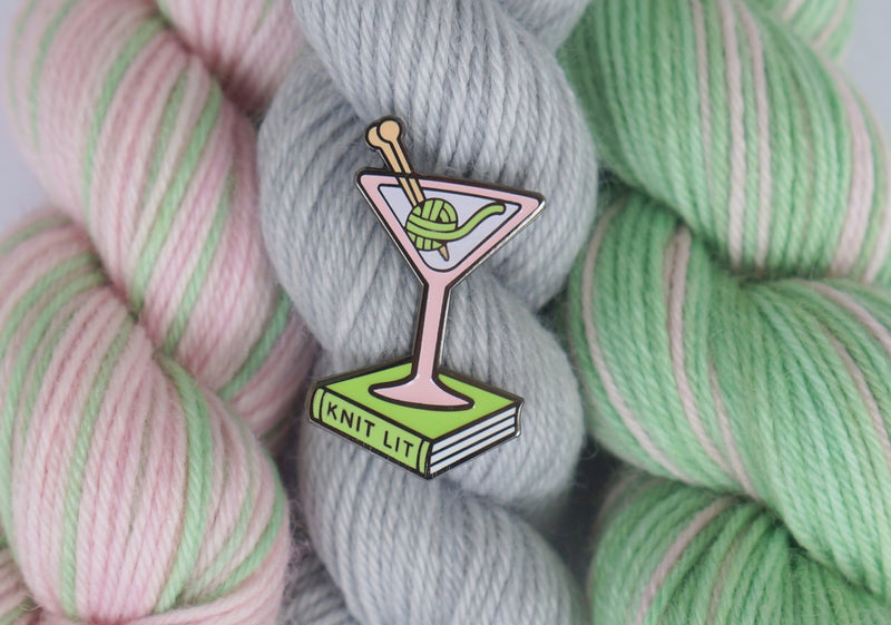 NerdBirdMakery Enamel Pin - Haus of Yarn