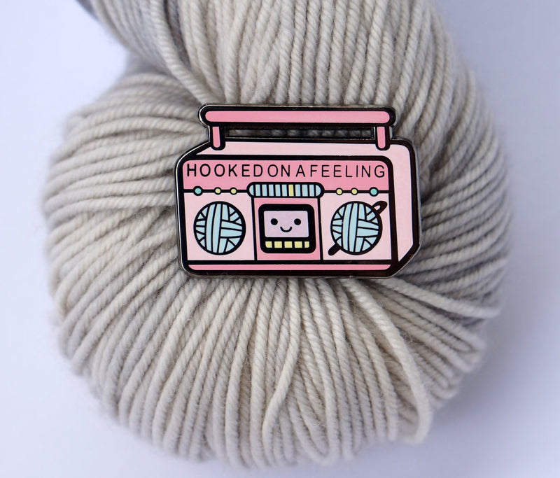 NerdBirdMakery Enamel Pin - Haus of Yarn