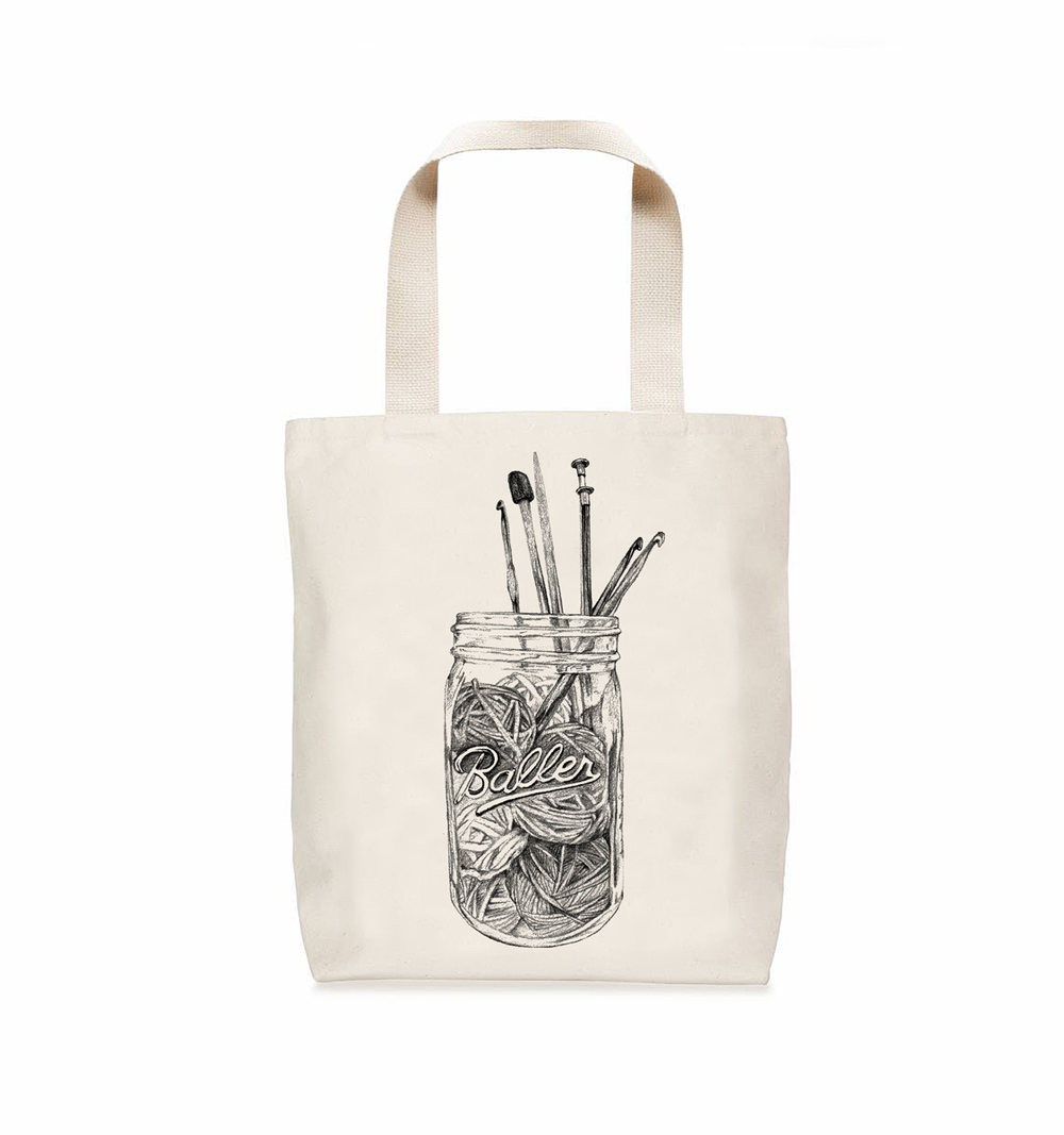 NerdBirdMakery Tote Bag - Haus of Yarn