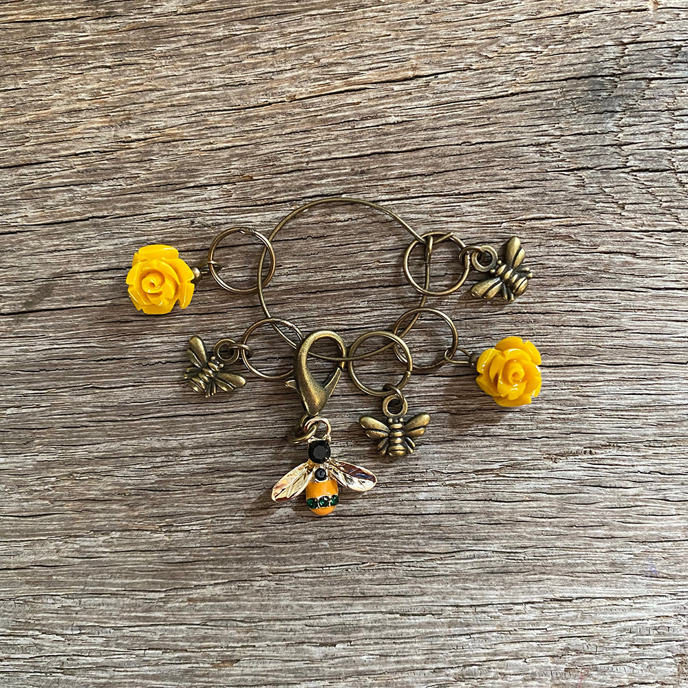 Garden Visitors Stitch Markers