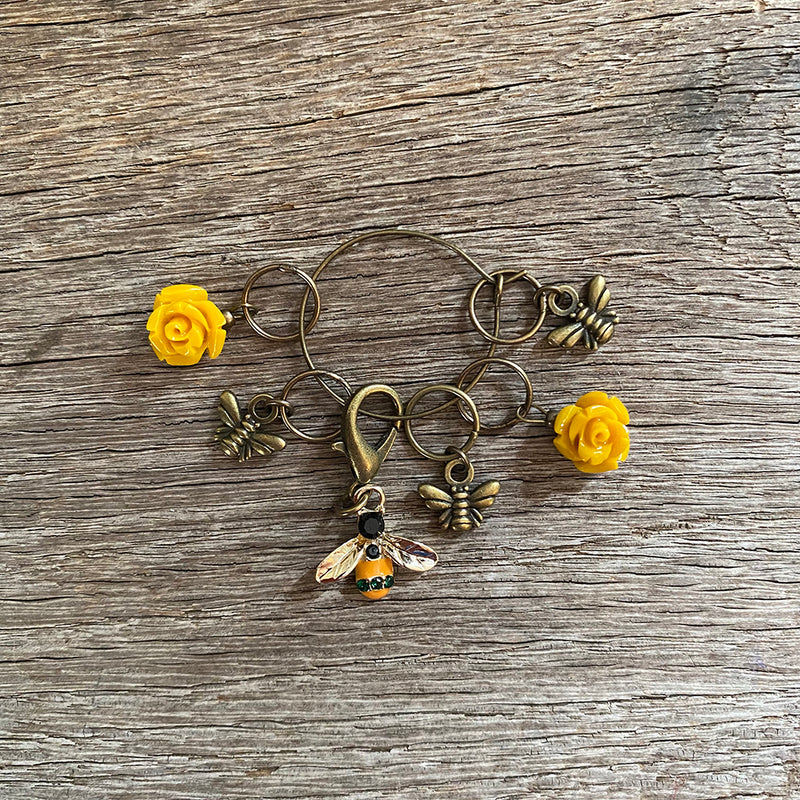 Garden Visitors Stitch Markers