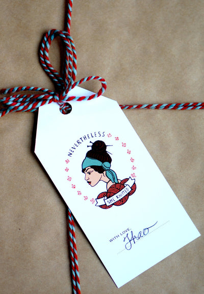 NerdBirdMakery Gift Tags - Haus of Yarn
