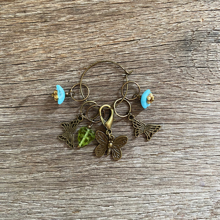 Garden Visitors Stitch Markers