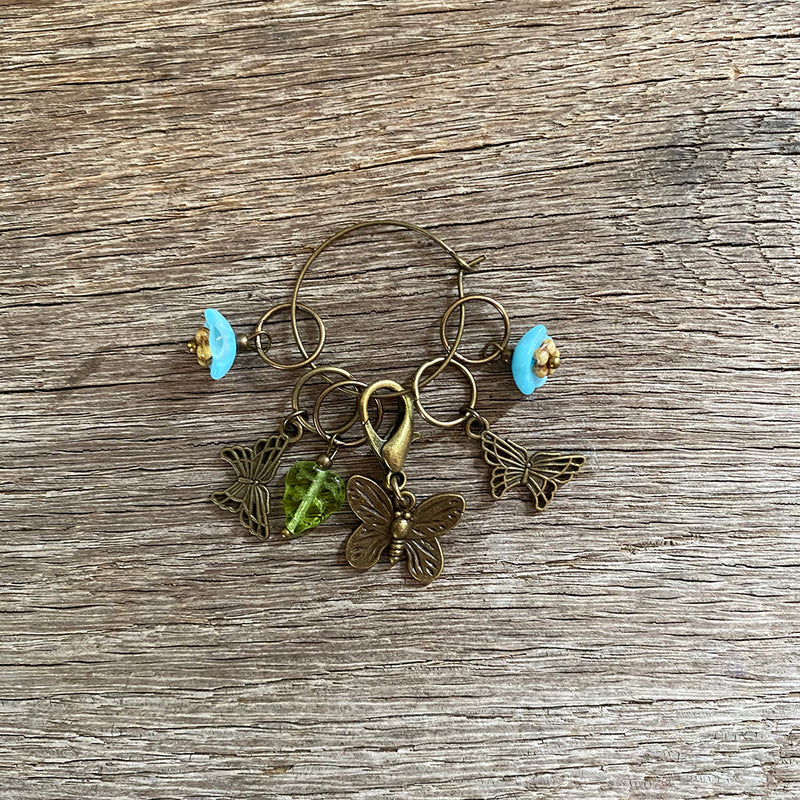 Garden Visitors Stitch Markers