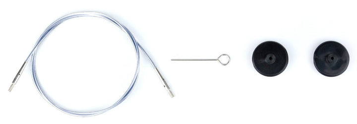 Lykke Clear Swivel Cord Short Needles