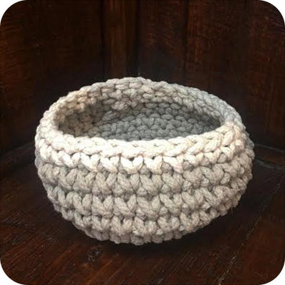 Danica Crochet Basket - Haus of Yarn