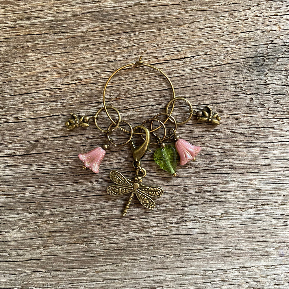 Garden Visitors Stitch Markers