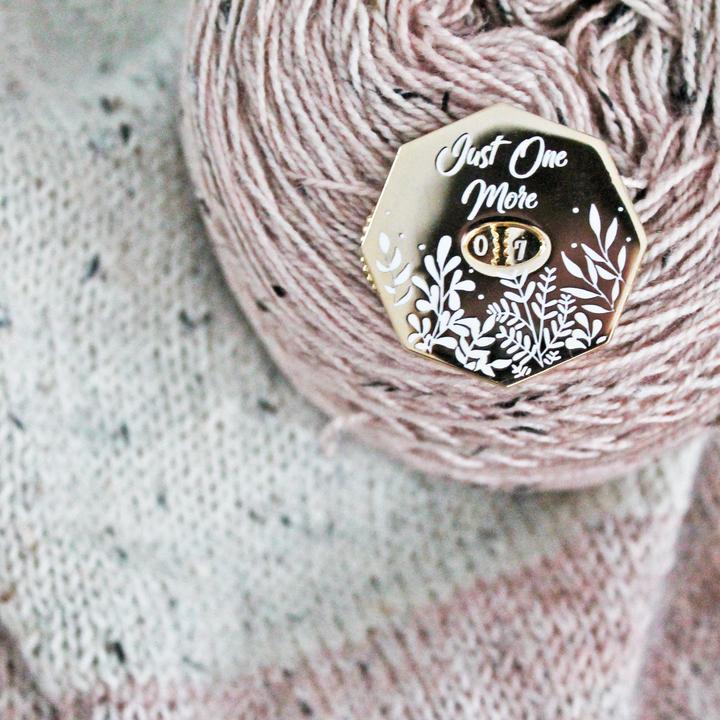 Twill & Print Hard Enamel Row Counter - Haus of Yarn