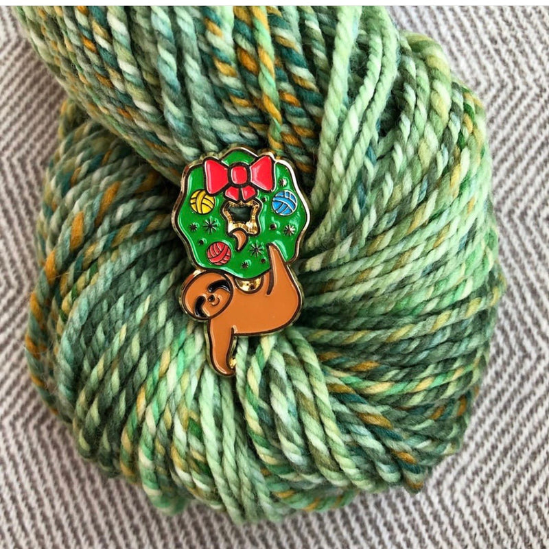 NerdBirdMakery Enamel Pin - Haus of Yarn