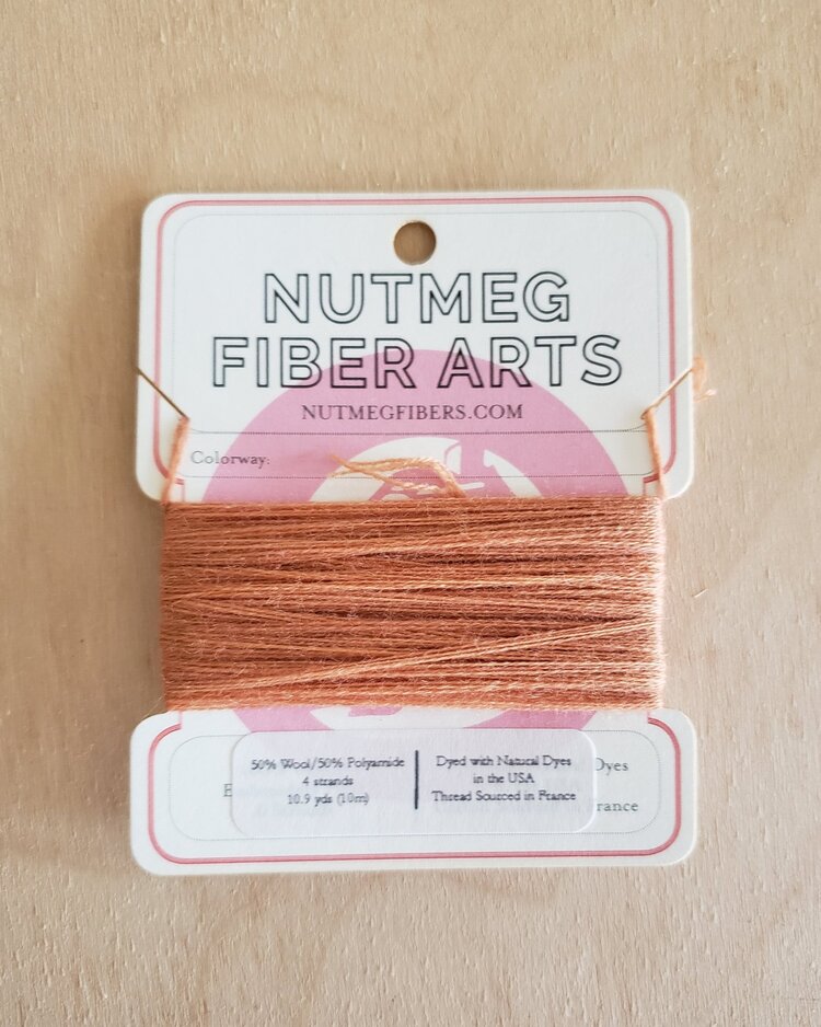 Nutmeg Fibers Wool/Poly Embroidery Floss - Haus of Yarn