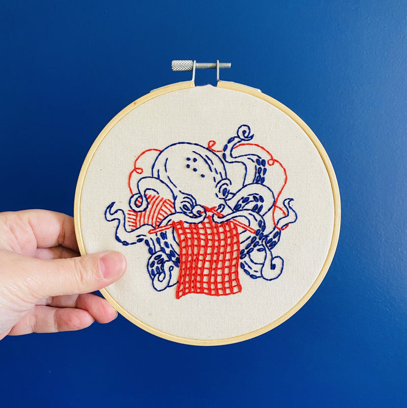 Hook Line & Tinker Embroidery Kit