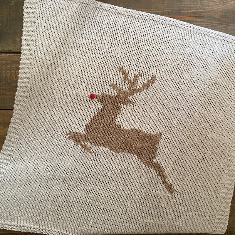 Rudolph Baby Blanket Kit