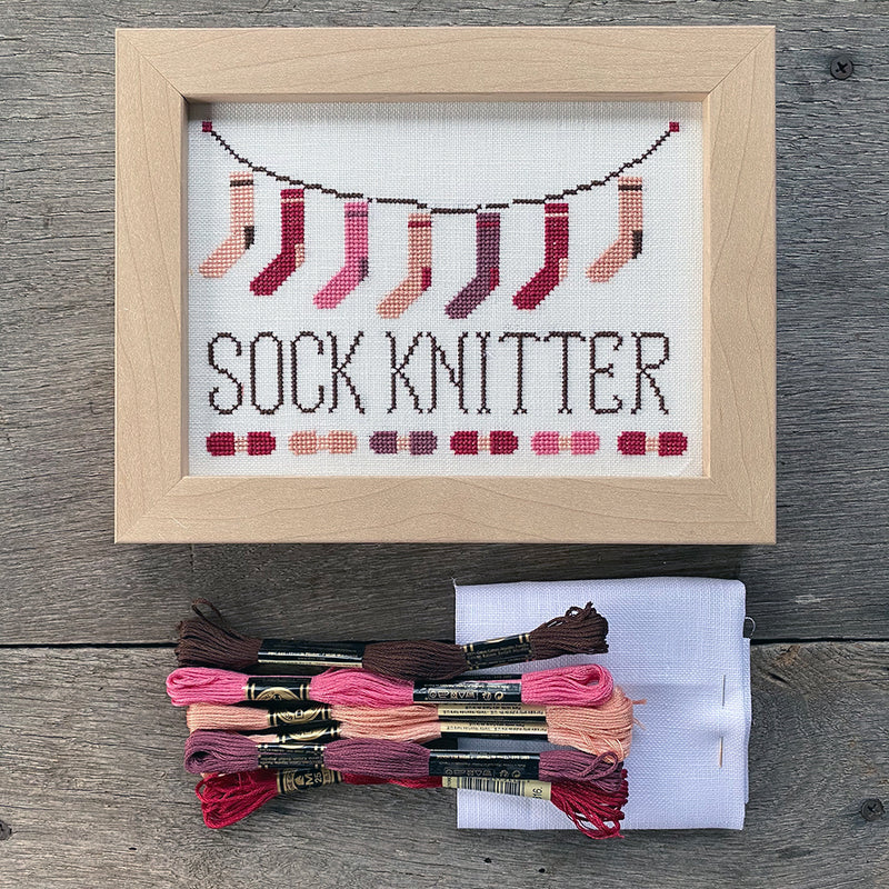 Socks On the Line Cross Stitch Kit
